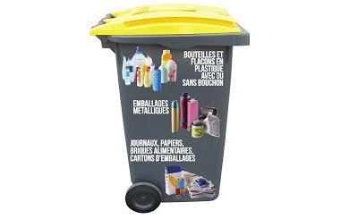 Ramassage conteneurs jaunes
