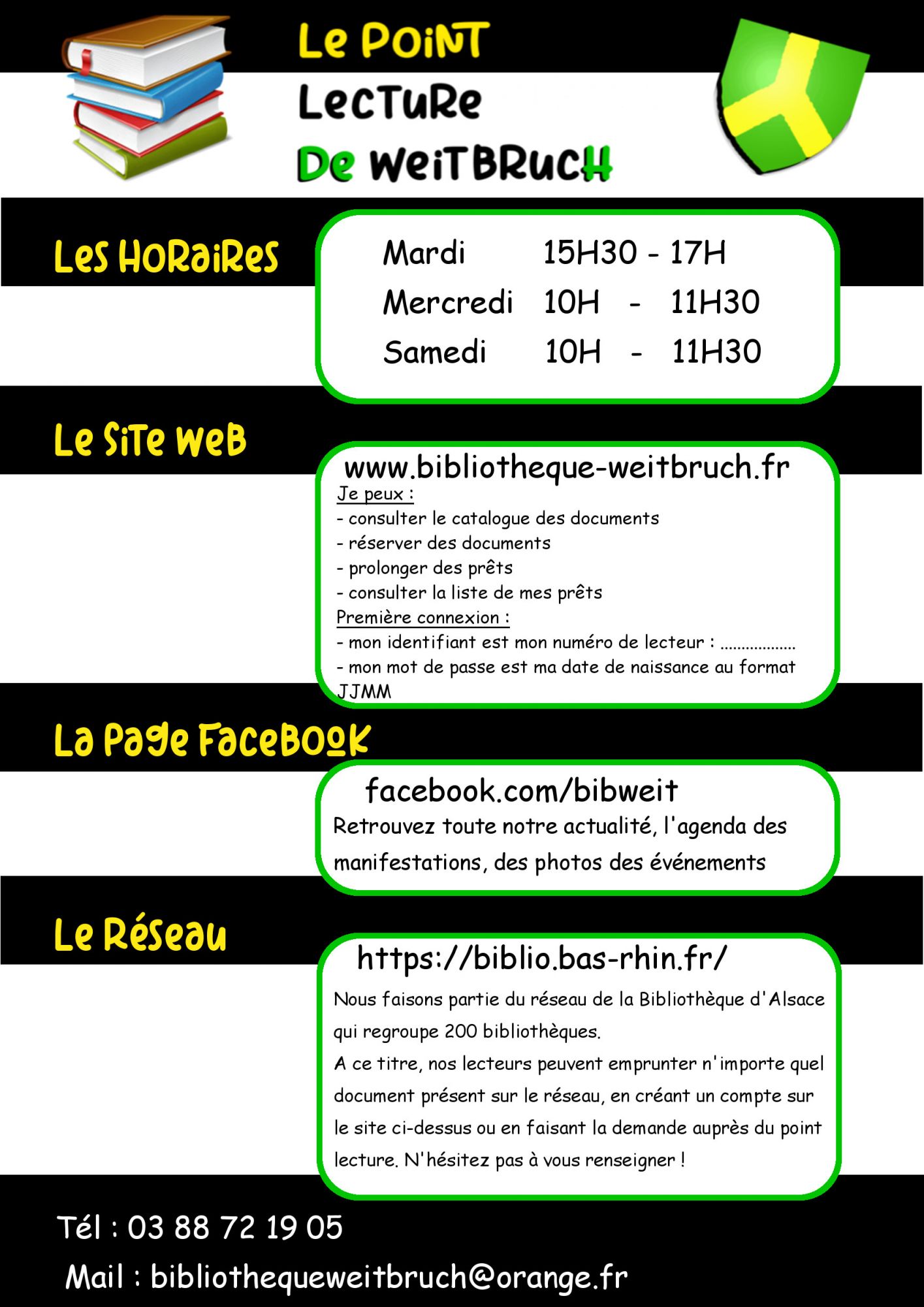 Infos Point lecture de Weitbruch